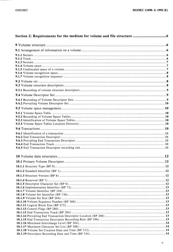 ISO/IEC 13490-2:1995 - Information technology -- Volume and file structure of read-only and write-once compact disk media for information interchange