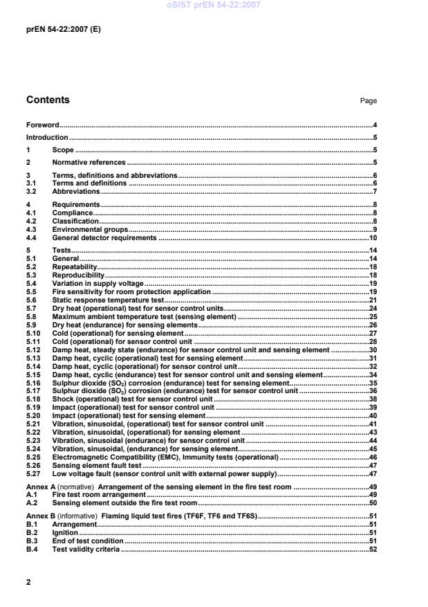 prEN 54-22 prEN 54-22:2007 - Page 4 preview