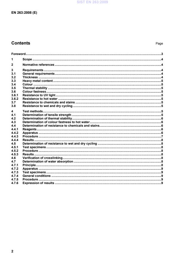 EN 263:2008 EN 263:2009 - Page 4 preview