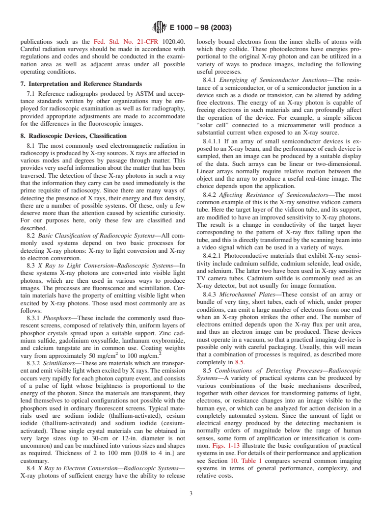 ASTM E1000-98(2003) - Standard Guide for Radioscopy