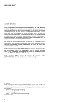 ISO 11683:1997 ISO 11683:1997 - Emballages — Indications tactiles de danger — Exigences
Released:8/27/1998 - Page 2 preview