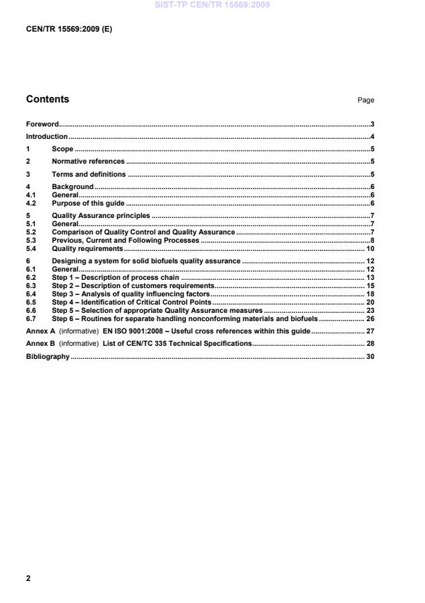 CEN/TR 15569:2009 TP CEN/TR 15569:2009 - Page 4 preview