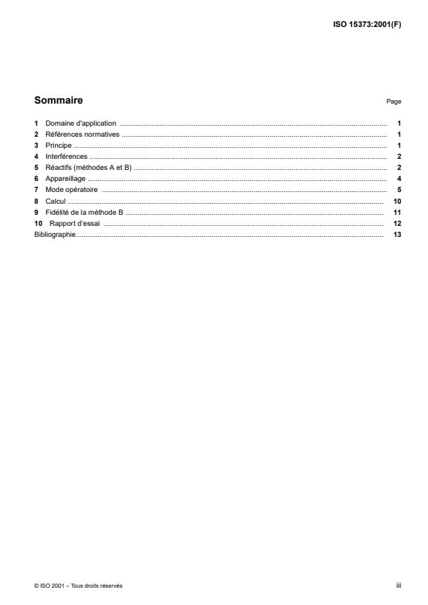 ISO 15373:2001 - Plastiques -- Dispersions de polymeres -- Dosage du formaldéhyde libre