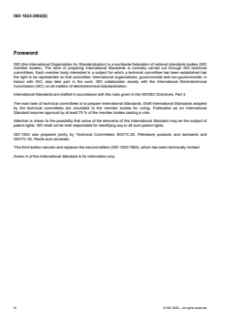 ISO 1523:2002 ISO 1523:2002 - Determination of flash point — Closed cup equilibrium method
Released:3/7/2002 - Page 4 preview