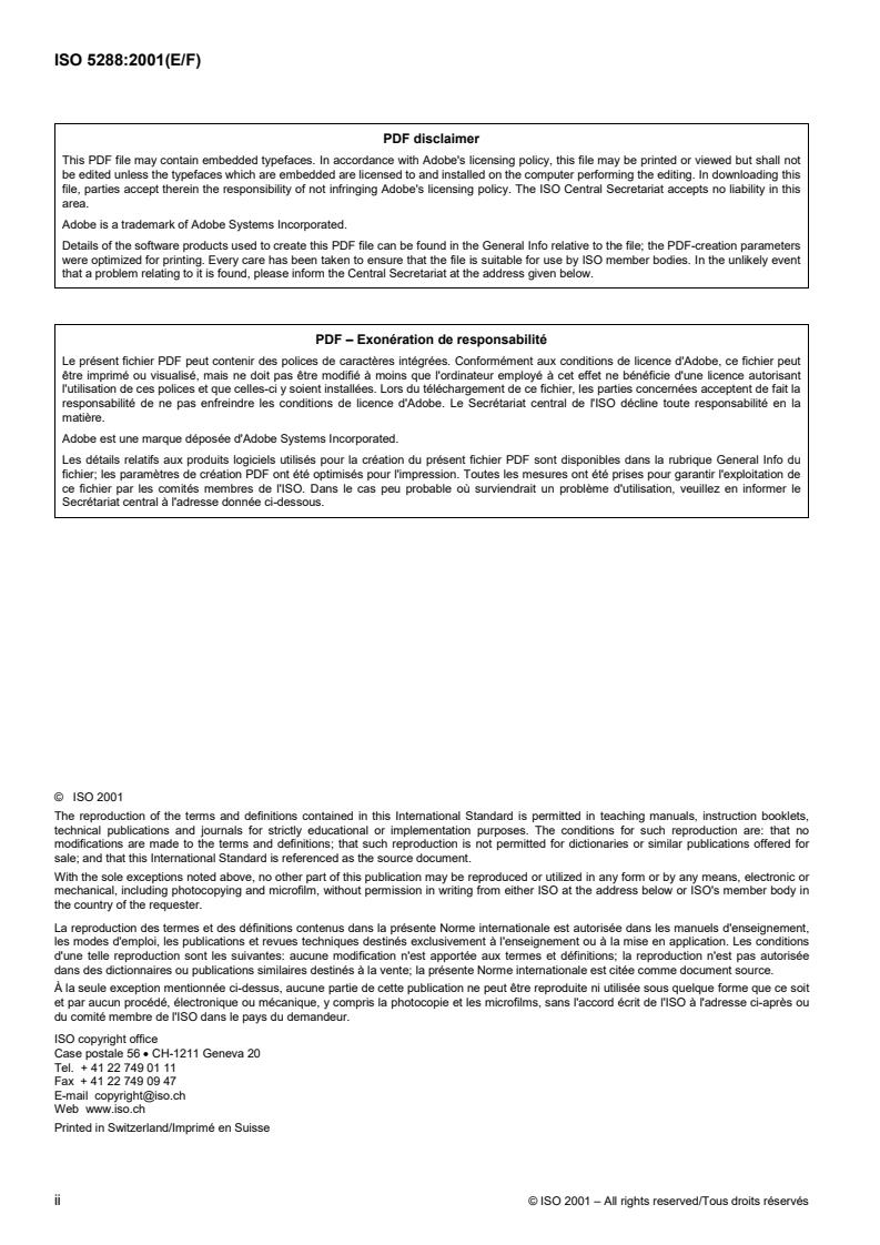 ISO 5288:2001 ISO 5288:2001 - Page 2 preview