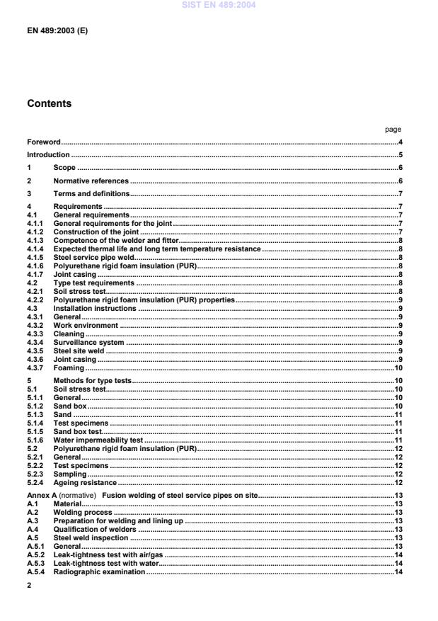 EN 489:2003 EN 489:2004 - Page 4 preview