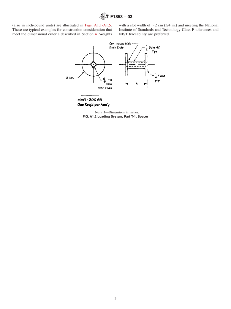 ASTM F1853-03 - Standard Test Method for Measuring Sleeping Bag Packing Volume