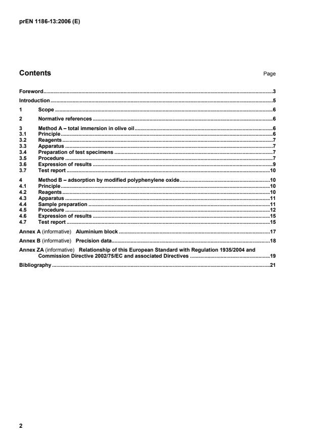 prEN 1186-13 prEN 1186-13:2006 - Page 4 preview