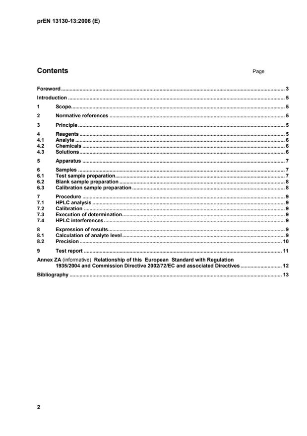 prEN 13130-13 prEN 13130-13:2006 - Page 4 preview