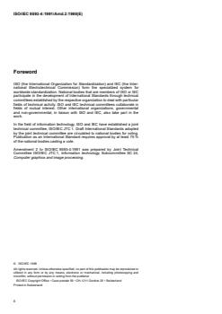 ISO/IEC 9593-4:1991/Amd 2:1998 ISO/IEC 9593-4:1991/Amd 2:1998 - Information technology — Computer graphics — Programmer's Hierarchical Interactive Graphics System (PHIGS) language bindings — Part 4: C — Amendment 2: Incorporation of PHIGS amendments
Released:12/20/1998 - Page 2 preview