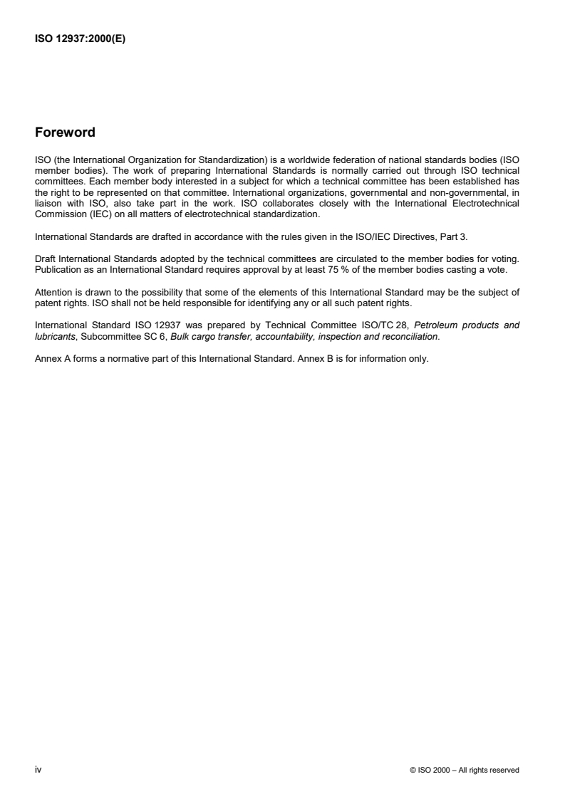 ISO 12937:2000 ISO 12937:2000 - Petroleum products — Determination of water — Coulometric Karl Fischer titration method
Released:16. 11. 2000 - Page 4 preview