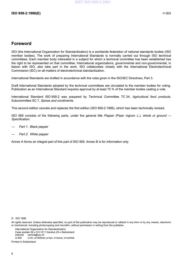 ISO 959-2:1998 ISO 959-2:2001 - Page 4 preview