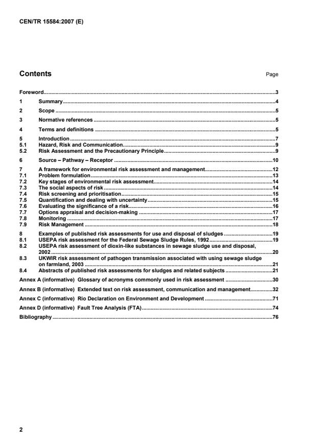 CEN/TR 15584:2007 TP CEN/TR 15584:2008 - Page 4 preview