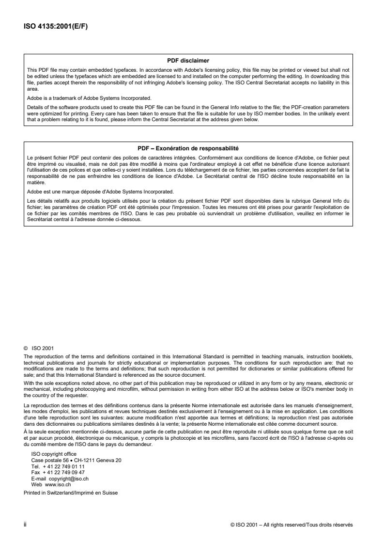 ISO 4135:2001 ISO 4135:2001 - Page 2 preview