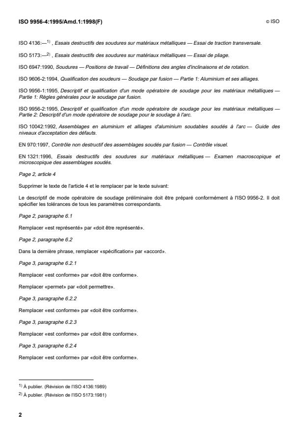 ISO 9956-4:1995/Amd 1:1998 ISO 9956-4:1995/Amd 1:1998 - Page 4 preview