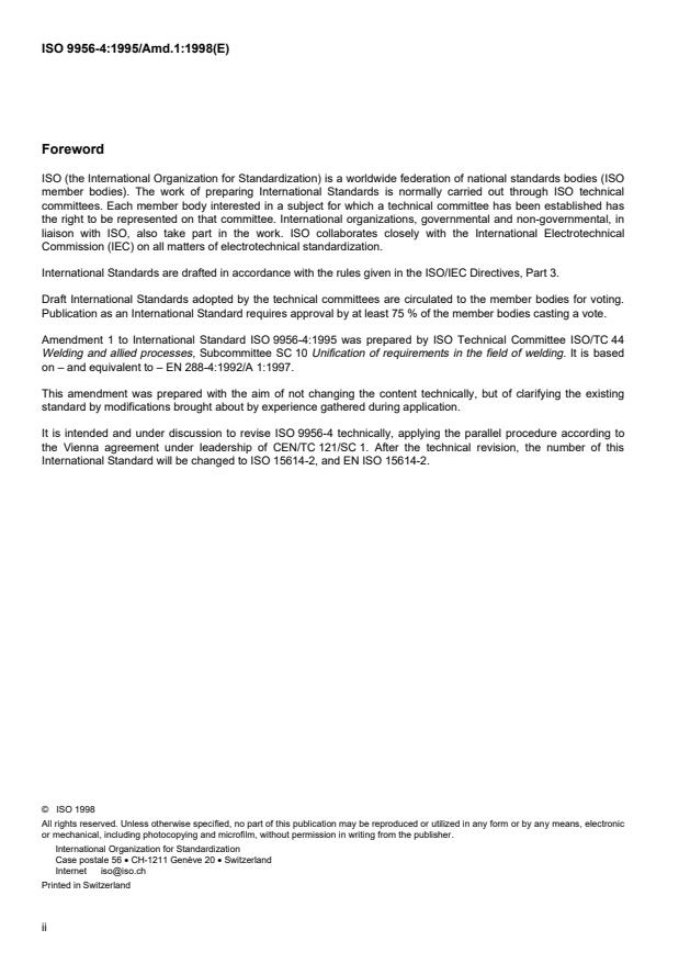 ISO 9956-4:1995/Amd 1:1998 ISO 9956-4:1995/Amd 1:1998 - Page 2 preview