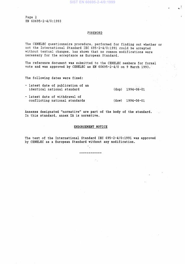 EN 60695-2-4/0:1993 EN 60695-2-4/0:1999 - Page 4 preview