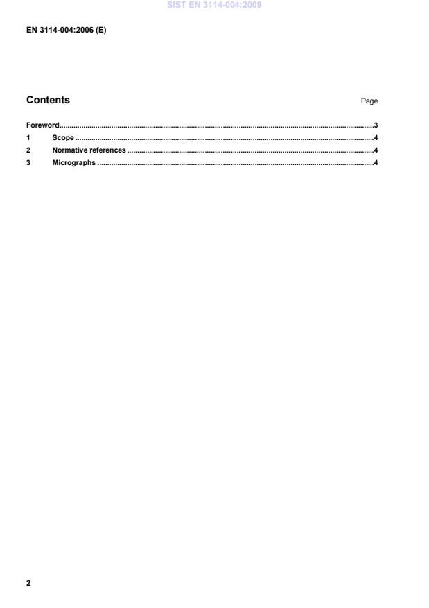 EN 3114-004:2006 EN 3114-004:2009 - Page 4 preview