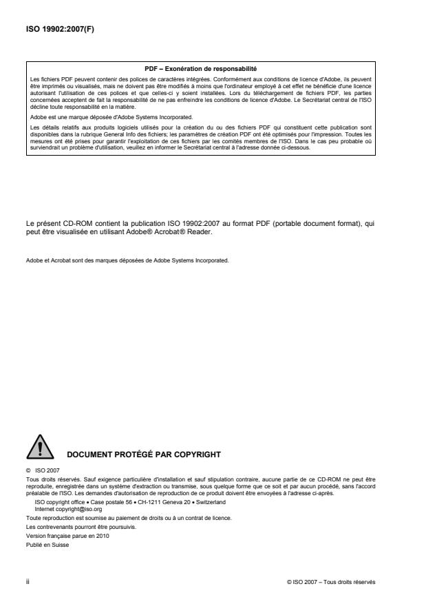 ISO 19902:2007 ISO 19902:2007 - Industries du pétrole et du gaz naturel -- Structures en mer fixes en acier - Page 2 preview