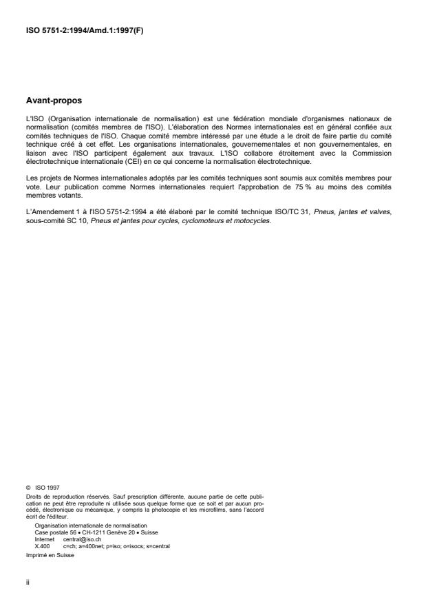 ISO 5751-2:1994/Amd 1:1997 ISO 5751-2:1994/Amd 1:1997 - Page 2 preview