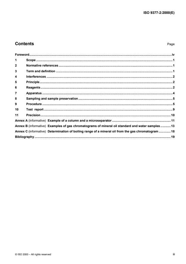 ISO 9377-2:2000 - Water quality -- Determination of hydrocarbon oil index