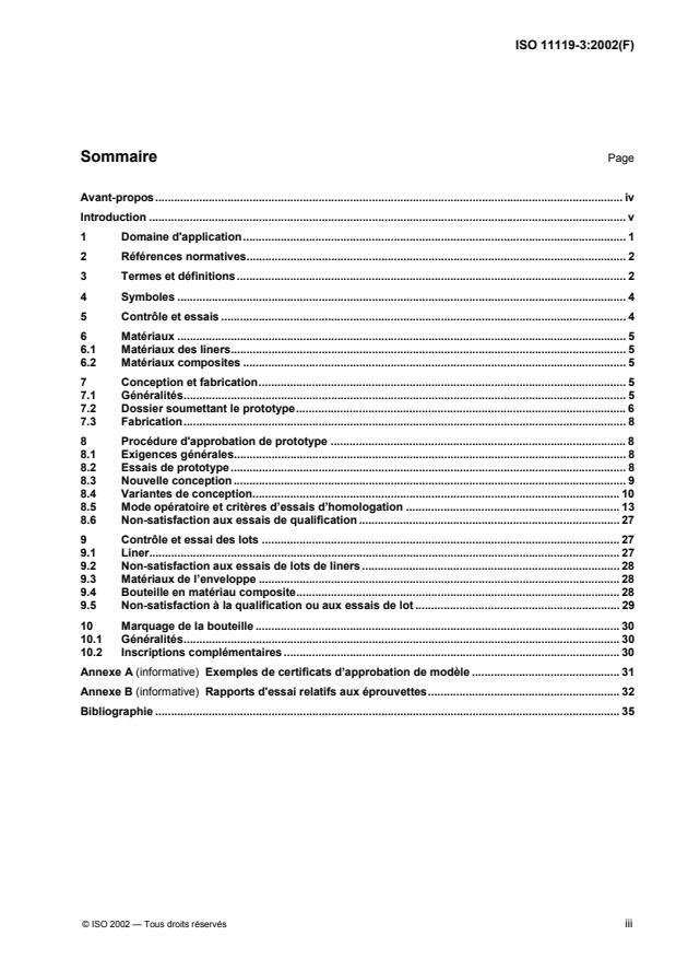 ISO 11119-3:2002 - Bouteilles a gaz composites -- Spécifications et méthodes d'essai