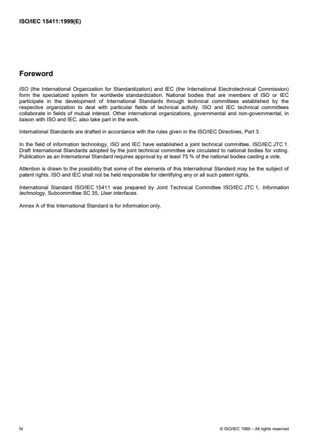 ISO/IEC 15411:1999 ISO/IEC 15411:1999 - Information technology -- Segmented keyboard layouts - Page 4 preview