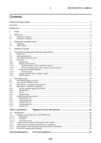 ETSI TS 102 747 V1.1.1 (2009-12) - Human Factors (HF); Personalization and User Profile Management; Architectural Framework