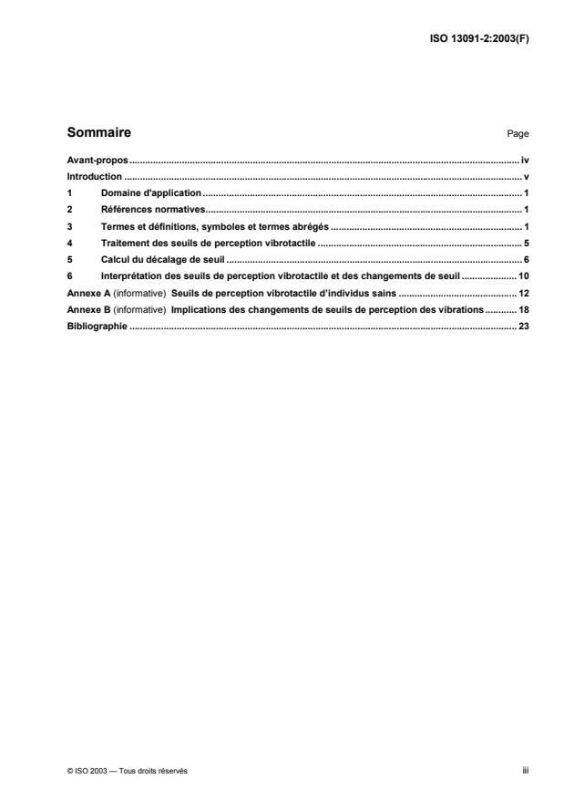 ISO 13091-2:2003 - Vibrations mécaniques -- Seuils de perception vibrotactile pour l'évaluation des troubles neurologiques