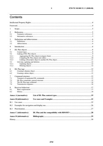 ETSI TS 102 980 V1.1.1 (2008-09) - Digital Audio Broadcasting (DAB); Dynamic Label Plus (DL Plus); Application specification