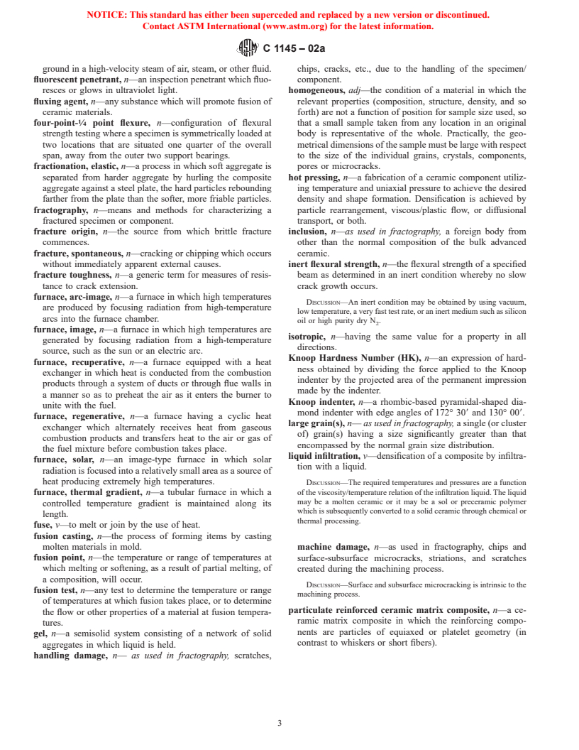 ASTM C1145-02a - Standard Terminology of Advanced Ceramics