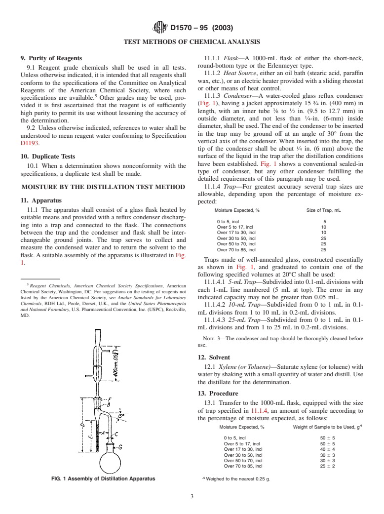 ASTM D1570-95(2003) - Standard Test Methods for Sampling and Chemical Analysis of Fatty Alkyl Sulfates