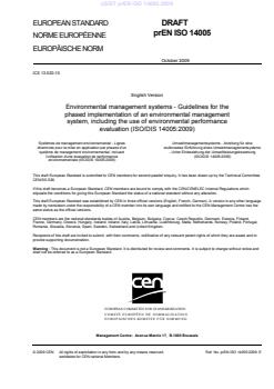 FprEN ISO 14005 prEN ISO 14005:2009 (november) - Page 3 preview