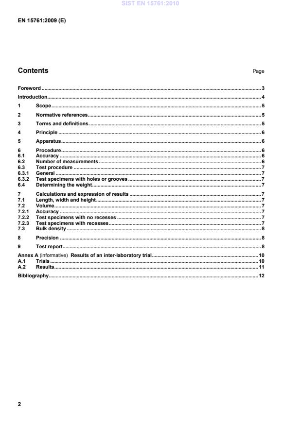 EN 15761:2009 EN 15761:2010 - Page 4 preview