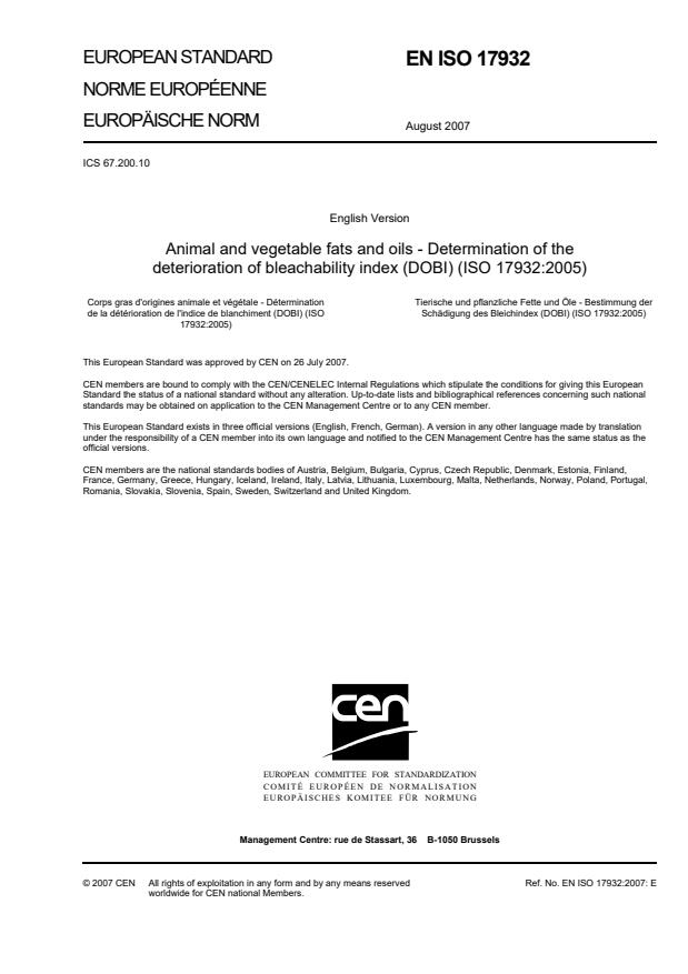 EN ISO 17932:2007