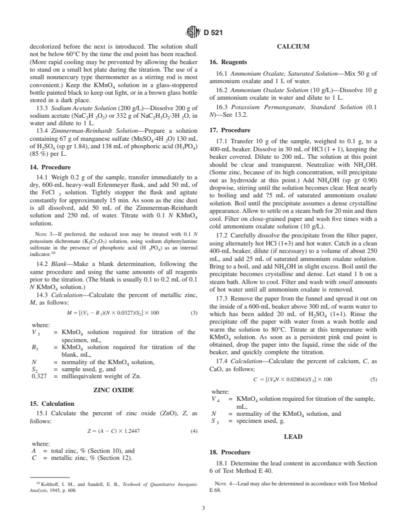 ASTM D521-02 - Standard Test Methods for Chemical Analysis of Zinc Dust (Metallic Zinc Powder)