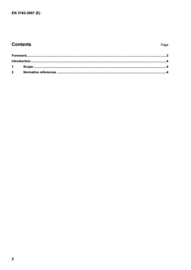 EN 3163:2007 EN 3163:2007 - Page 4 preview