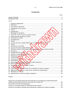 IEC 60335-2-34:1999 - Safety of household and similar electrical appliances - Part 2-34: Particular requirements for motor-compressors
Released:10/20/1999
Isbn:2831849381 - Page 4 preview