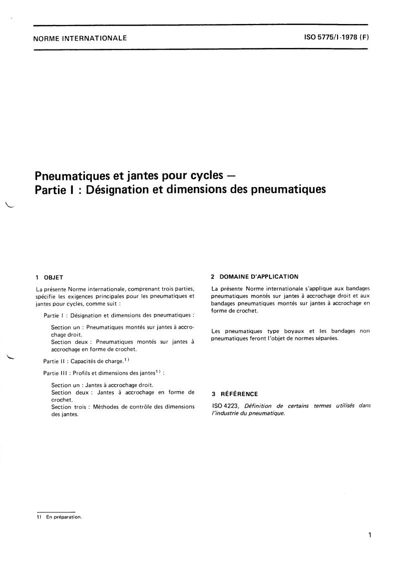 ISO 5775-1:1978 - Title missing - Legacy paper document
Released:1/1/1978