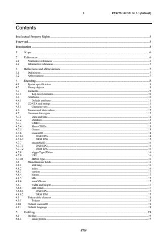 ETSI TS 102 371 V1.3.1 (2008-07) - Digital Audio Broadcasting (DAB); Digital Radio Mondiale (DRM); Transportation and Binary Encoding Specification for Electronic Programme Guide (EPG)