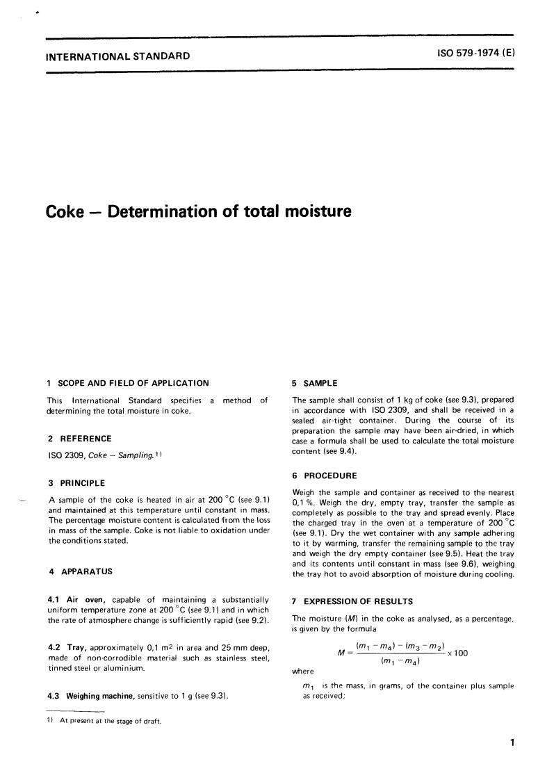 ISO 579:1974 - Title missing - Legacy paper document
Released:1/1/1974