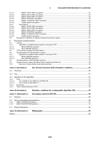 SIST EN 300 396-6 V1.4.1:2010 ETSI EN 300 396-6 V1.4.0 (2010-02) - Terrestrial Trunked Radio (TETRA); Direct Mode Operation (DMO); Part 6: Security - Page 4 preview