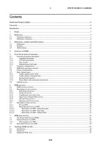 ETSI TR 102 398 V1.1.2 (2008-05) - Electromagnetic compatibility and Radio spectrum Matters (ERM); Digital Mobile Radio (DMR) General System Design