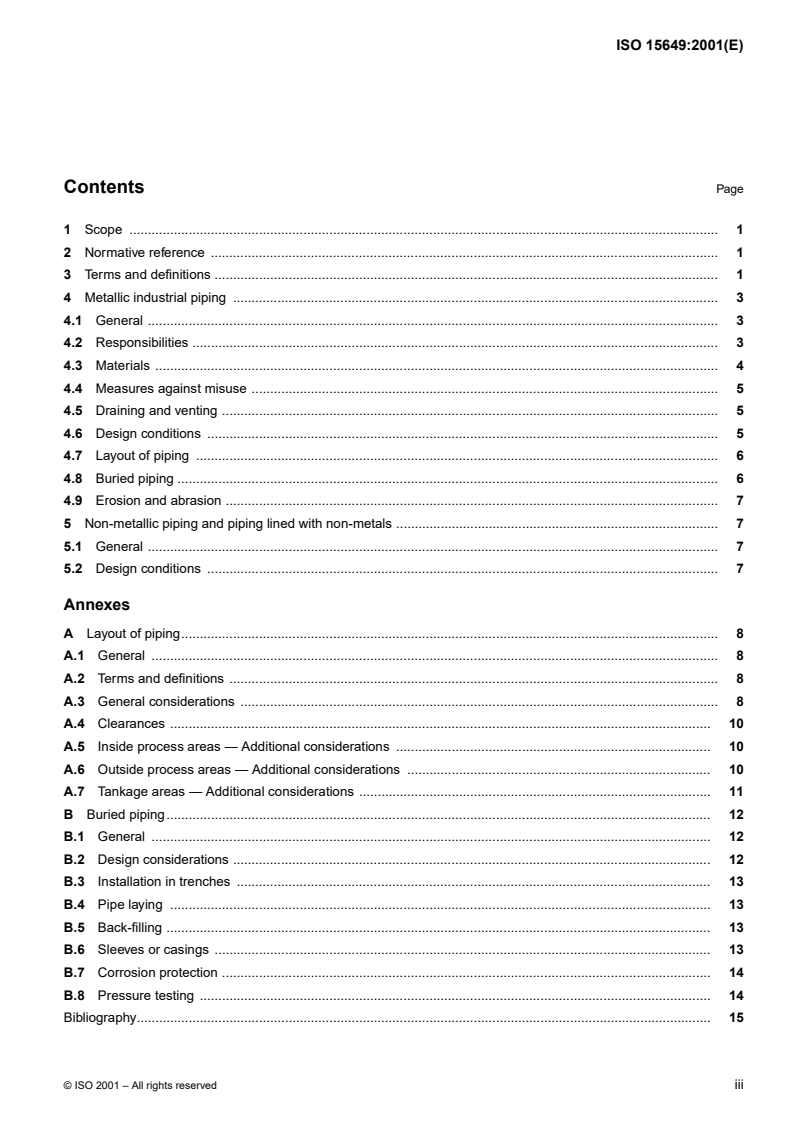 ISO 15649:2001 - Petroleum and natural gas industries — Piping
Released:6/28/2001