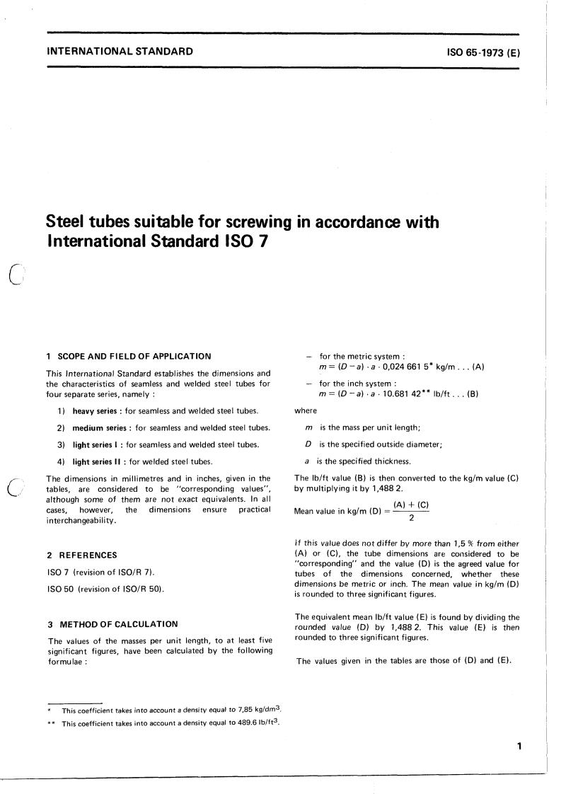 ISO 65:1973 - Title missing - Legacy paper document
Released:1/1/1973