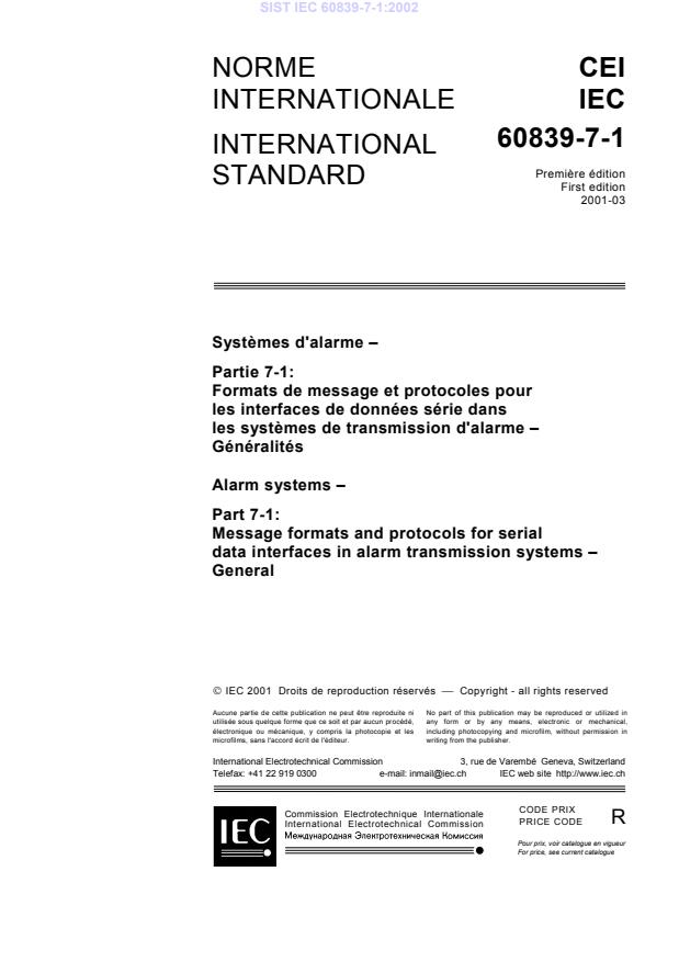 IEC 60839-7-1:2002