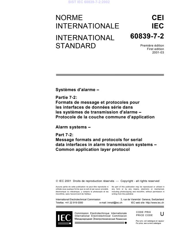 IEC 60839-7-2:2002