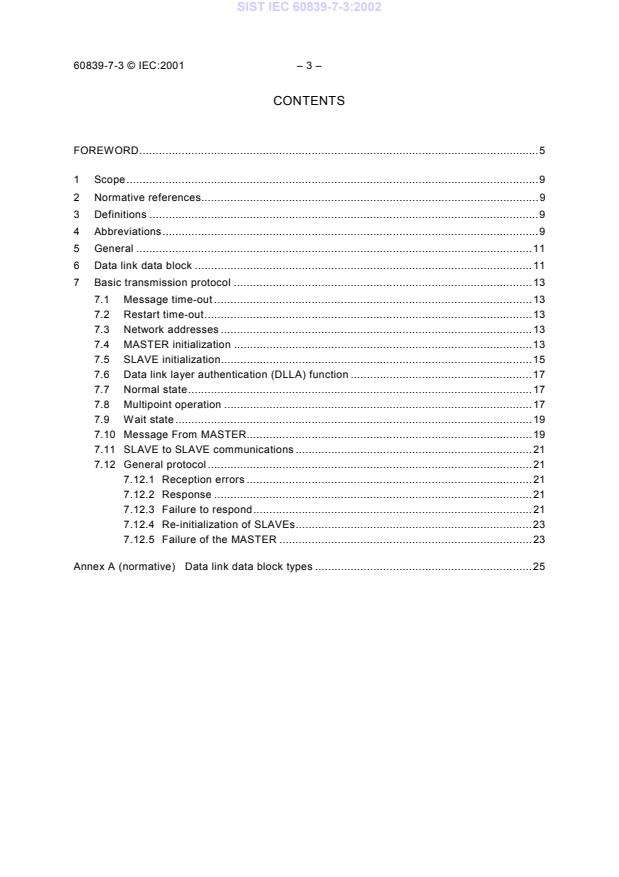 SIST IEC 60839-7-3:2002 SIST IEC 60839-7-3:2002 - Page 4 preview