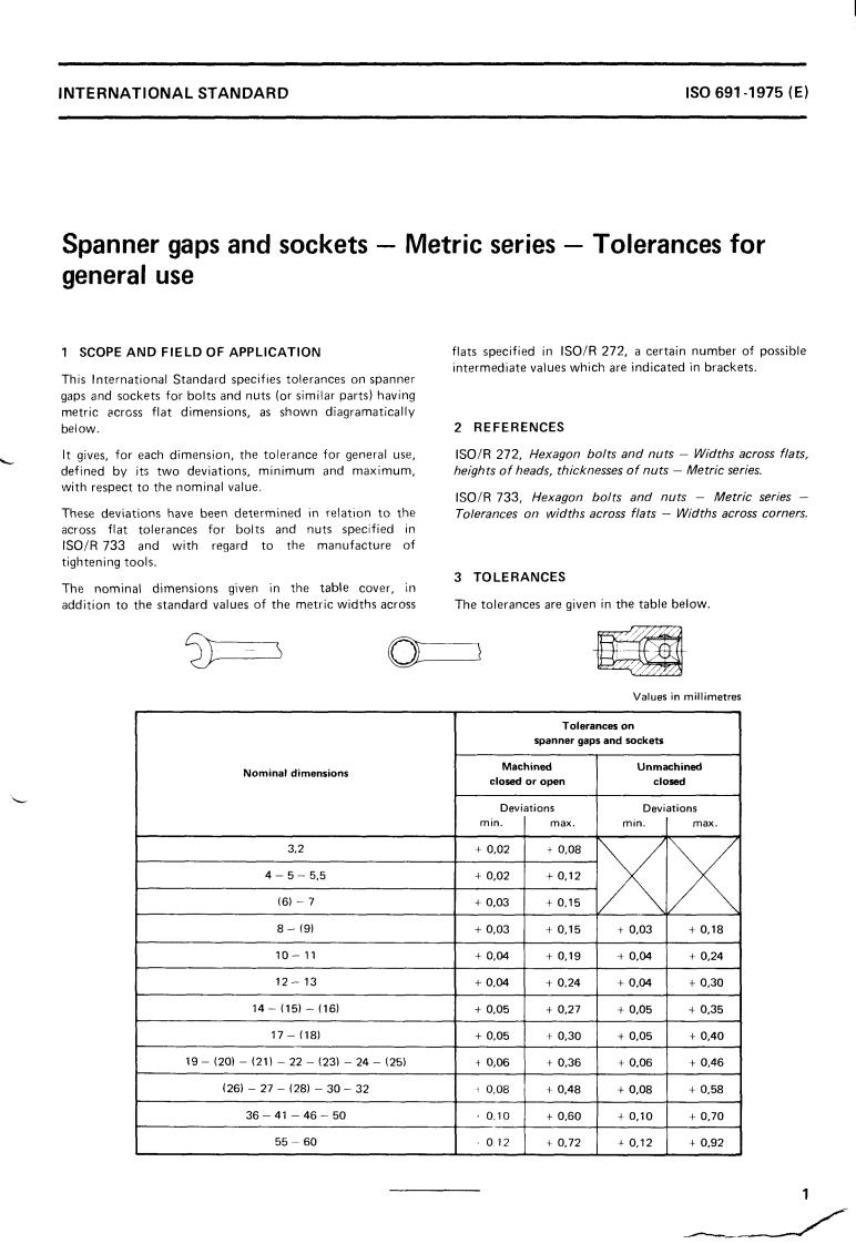 ISO 691:1975 - Title missing - Legacy paper document
Released:1/1/1975