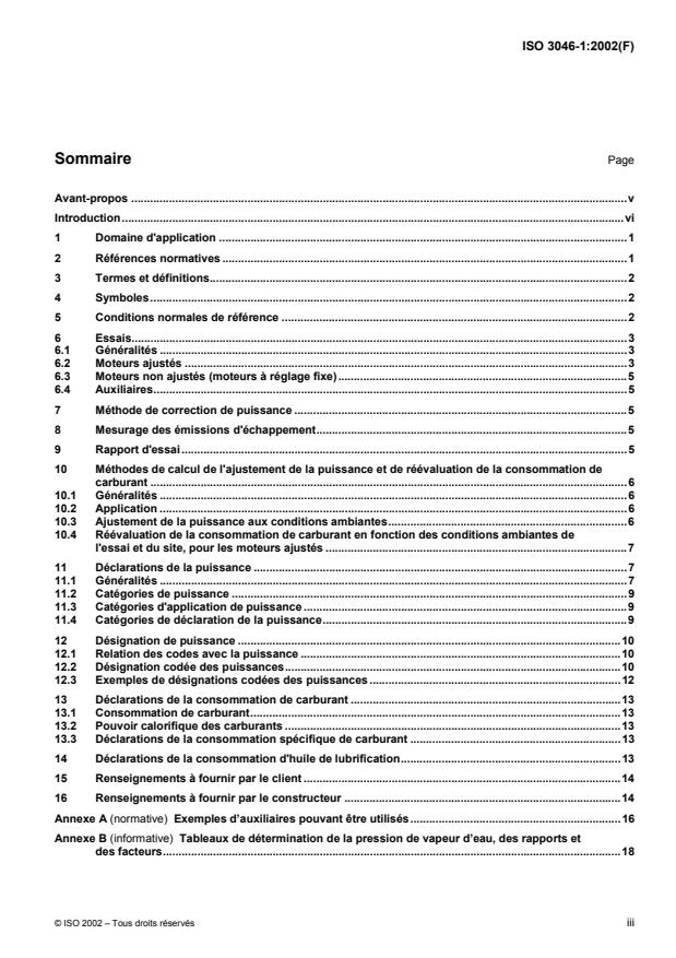 ISO 3046-1:2002 - Moteurs alternatifs a combustion interne -- Performances